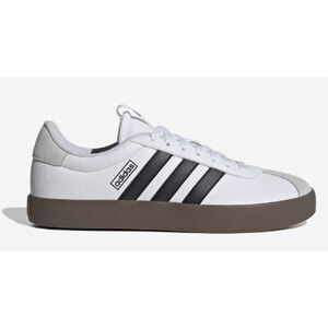 NEW ADIDAS VL Court 3.0 Men's Size 9.5 White/Black/Grey ID6285
